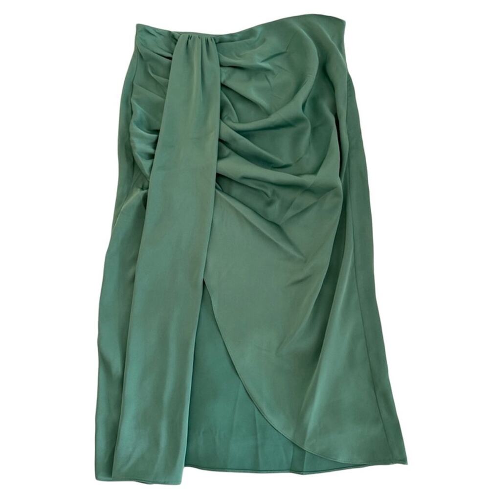 🆕 Weili Zheng Green midi skirt